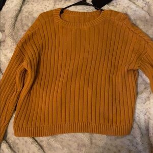 Orange sweater